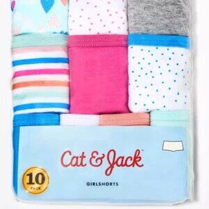 Girls' 10pk Cotton Girlshorts Cat & Jack™ Size 4
